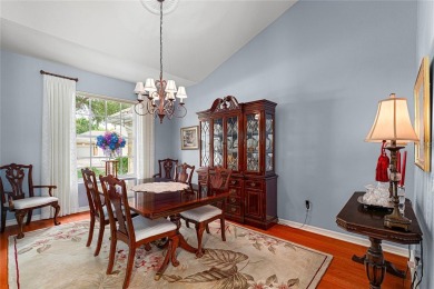 Discover a remarkable 4-bedroom, 3-bathroom pool home in the on Hunters Green Country Club in Florida - for sale on GolfHomes.com, golf home, golf lot