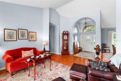 Discover a remarkable 4-bedroom, 3-bathroom pool home in the on Hunters Green Country Club in Florida - for sale on GolfHomes.com, golf home, golf lot