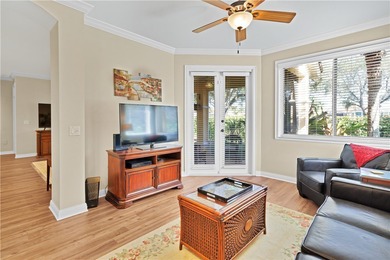 This furnished one story home offers 3 bedrooms, 2.5 baths, and on Oak Harbor Country Club in Florida - for sale on GolfHomes.com, golf home, golf lot