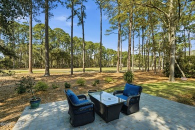 Set on a spacious golf view lot, this beautifully renovated home on Country Club of Hilton Head in South Carolina - for sale on GolfHomes.com, golf home, golf lot