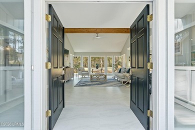 Set on a spacious golf view lot, this beautifully renovated home on Country Club of Hilton Head in South Carolina - for sale on GolfHomes.com, golf home, golf lot