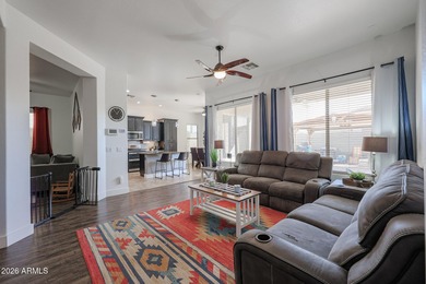 This beautifully maintained 3-bedroom, 2-bath home with a on Estrella Mountain Ranch Golf Course in Arizona - for sale on GolfHomes.com, golf home, golf lot