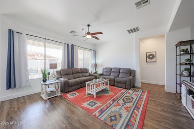 This beautifully maintained 3-bedroom, 2-bath home with a on Estrella Mountain Ranch Golf Course in Arizona - for sale on GolfHomes.com, golf home, golf lot