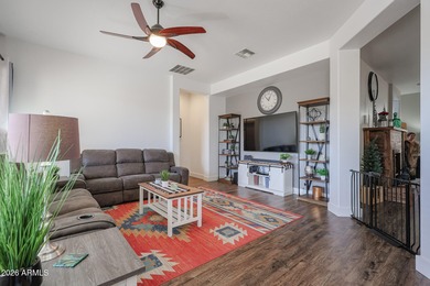 This beautifully maintained 3-bedroom, 2-bath home with a on Estrella Mountain Ranch Golf Course in Arizona - for sale on GolfHomes.com, golf home, golf lot