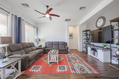 This beautifully maintained 3-bedroom, 2-bath home with a on Estrella Mountain Ranch Golf Course in Arizona - for sale on GolfHomes.com, golf home, golf lot