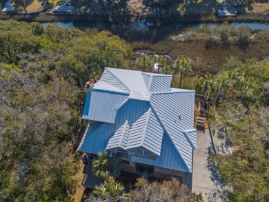 Exceptional Custom Home in Edisto Beach, 4BR/3BA, lagoon and on The Plantation Course At Edisto in South Carolina - for sale on GolfHomes.com, golf home, golf lot