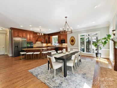 Discover the epitome of luxury living in this stunning executive on Ballantyne Resort and Country Club in North Carolina - for sale on GolfHomes.com, golf home, golf lot
