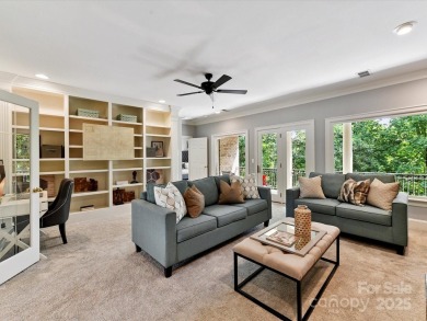 Discover the epitome of luxury living in this stunning executive on Ballantyne Resort and Country Club in North Carolina - for sale on GolfHomes.com, golf home, golf lot