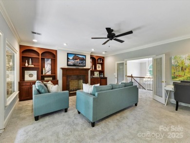 Discover the epitome of luxury living in this stunning executive on Ballantyne Resort and Country Club in North Carolina - for sale on GolfHomes.com, golf home, golf lot