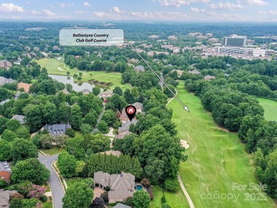 Discover the epitome of luxury living in this stunning executive on Ballantyne Resort and Country Club in North Carolina - for sale on GolfHomes.com, golf home, golf lot