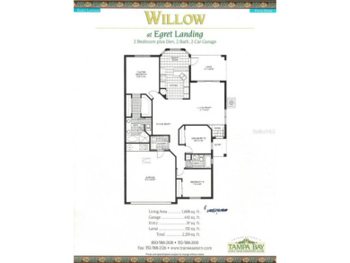 An incredibly priced three bedroom, two bath home in the on Tampa Bay Golf and Country Club in Florida - for sale on GolfHomes.com, golf home, golf lot
