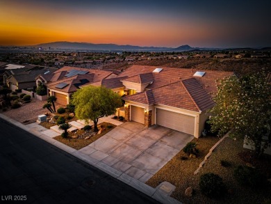 Breathtaking strip and sunset views from this stunning home in on Revere Golf Club in Nevada - for sale on GolfHomes.com, golf home, golf lot