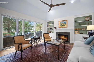 Beautiful golf course and pond views combined with a park-like on Dataw Island Club in South Carolina - for sale on GolfHomes.com, golf home, golf lot