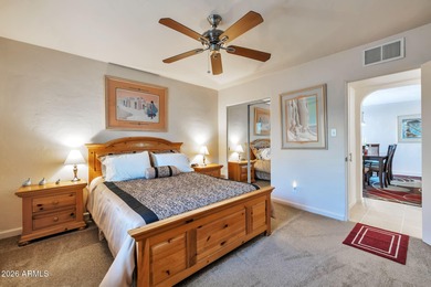 Get ready for care-free casual living in this mid-century style on Encanto 18 Golf Course in Arizona - for sale on GolfHomes.com, golf home, golf lot