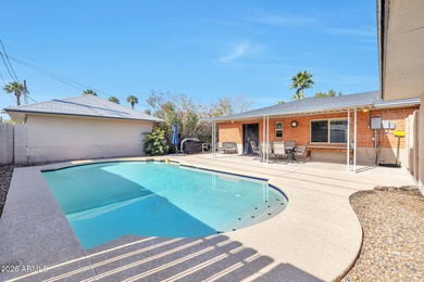 Get ready for care-free casual living in this mid-century style on Encanto 18 Golf Course in Arizona - for sale on GolfHomes.com, golf home, golf lot