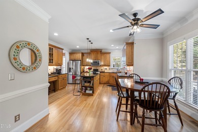 5BR / 4BA on Corner Lot with Double Porches, Screened Porch & on Heritage Golf Club in North Carolina - for sale on GolfHomes.com, golf home, golf lot