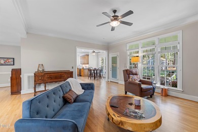 5BR / 4BA on Corner Lot with Double Porches, Screened Porch & on Heritage Golf Club in North Carolina - for sale on GolfHomes.com, golf home, golf lot