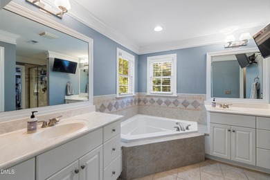 5BR / 4BA on Corner Lot with Double Porches, Screened Porch & on Heritage Golf Club in North Carolina - for sale on GolfHomes.com, golf home, golf lot