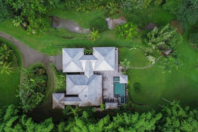 Tucked away in absolute seclusion, this expansive estate spans 3 on Princeville Golf Resort in Hawaii - for sale on GolfHomes.com, golf home, golf lot