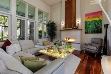 This stunning custom home, set on a premier homesite in the on Colleton River Plantation Club in South Carolina - for sale on GolfHomes.com, golf home, golf lot