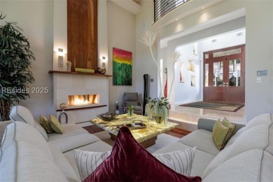 This stunning custom home, set on a premier homesite in the on Colleton River Plantation Club in South Carolina - for sale on GolfHomes.com, golf home, golf lot