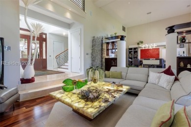 This stunning custom home, set on a premier homesite in the on Colleton River Plantation Club in South Carolina - for sale on GolfHomes.com, golf home, golf lot