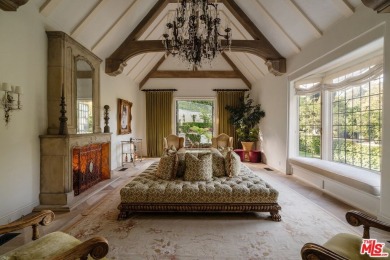 Experience unparalleled luxury at this magnificent English Manor on Bel-Air Country Club in California - for sale on GolfHomes.com, golf home, golf lot