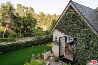 Experience unparalleled luxury at this magnificent English Manor on Bel-Air Country Club in California - for sale on GolfHomes.com, golf home, golf lot