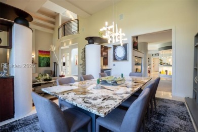 This stunning custom home, set on a premier homesite in the on Colleton River Plantation Club in South Carolina - for sale on GolfHomes.com, golf home, golf lot