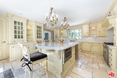 Experience unparalleled luxury at this magnificent English Manor on Bel-Air Country Club in California - for sale on GolfHomes.com, golf home, golf lot