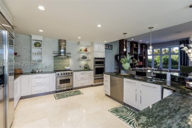 This stunning custom home, set on a premier homesite in the on Colleton River Plantation Club in South Carolina - for sale on GolfHomes.com, golf home, golf lot