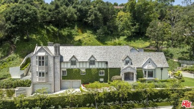 Experience unparalleled luxury at this magnificent English Manor on Bel-Air Country Club in California - for sale on GolfHomes.com, golf home, golf lot