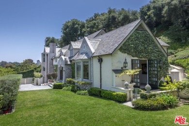 Experience unparalleled luxury at this magnificent English Manor on Bel-Air Country Club in California - for sale on GolfHomes.com, golf home, golf lot