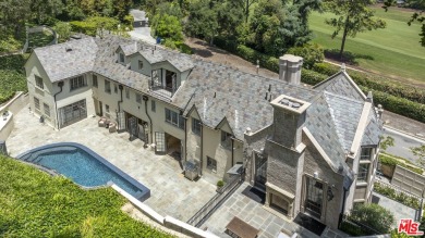 Experience unparalleled luxury at this magnificent English Manor on Bel-Air Country Club in California - for sale on GolfHomes.com, golf home, golf lot