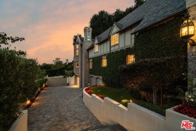 Experience unparalleled luxury at this magnificent English Manor on Bel-Air Country Club in California - for sale on GolfHomes.com, golf home, golf lot