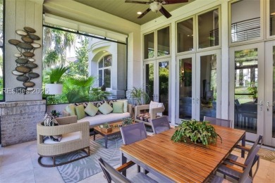 This stunning custom home, set on a premier homesite in the on Colleton River Plantation Club in South Carolina - for sale on GolfHomes.com, golf home, golf lot