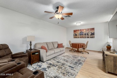 Don't miss the chance to own this beautifully updated 2-bedroom on Sun Village Golf Course in Arizona - for sale on GolfHomes.com, golf home, golf lot