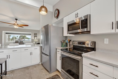 Welcome to this beautifully updated 2-bedroom, 2-bath upstairs on Sun City South Golf Course in Arizona - for sale on GolfHomes.com, golf home, golf lot