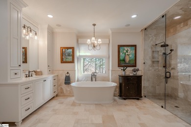 From the first step inside, this 3,334 SF home reveals itself as on The Cliffs at Glassy Golf and Country Club in South Carolina - for sale on GolfHomes.com, golf home, golf lot