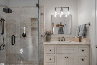 From the first step inside, this 3,334 SF home reveals itself as on The Cliffs at Glassy Golf and Country Club in South Carolina - for sale on GolfHomes.com, golf home, golf lot