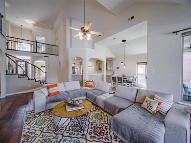 Beautiful two-story home located on the 9th fairway at The on The Golf Club at Resort Eagle Mountain Lake in Texas - for sale on GolfHomes.com, golf home, golf lot