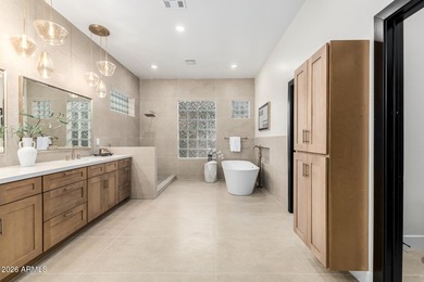 Modern elegance meets everyday comfort in this highly upgraded on The Legend at Arrowhead in Arizona - for sale on GolfHomes.com, golf home, golf lot