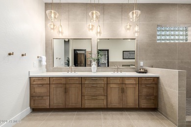 Modern elegance meets everyday comfort in this highly upgraded on The Legend at Arrowhead in Arizona - for sale on GolfHomes.com, golf home, golf lot