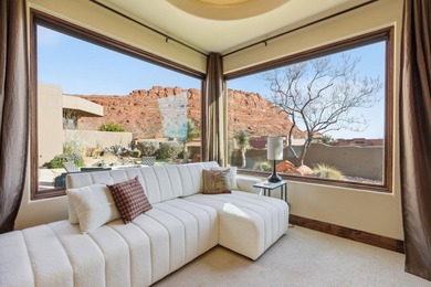 This exceptional home blends timeless architecture with on Entrada at Snow Canyon in Utah - for sale on GolfHomes.com, golf home, golf lot