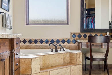 This exceptional home blends timeless architecture with on Entrada at Snow Canyon in Utah - for sale on GolfHomes.com, golf home, golf lot