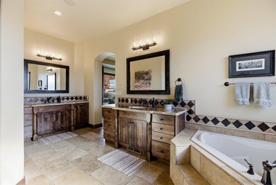 This exceptional home blends timeless architecture with on Entrada at Snow Canyon in Utah - for sale on GolfHomes.com, golf home, golf lot