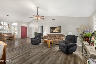 Gorgeous home w/desired '215 Floorplan' N/S exposure lot w/South on Sunland Village East Golf Course in Arizona - for sale on GolfHomes.com, golf home, golf lot