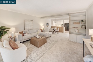 Bright and tranquil upstairs home in Rossmoor's premier 55+ on Rossmoor Golf Course in California - for sale on GolfHomes.com, golf home, golf lot