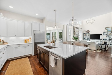 Welcome to this impeccably designed home in the sought-after on Hasentree Club in North Carolina - for sale on GolfHomes.com, golf home, golf lot