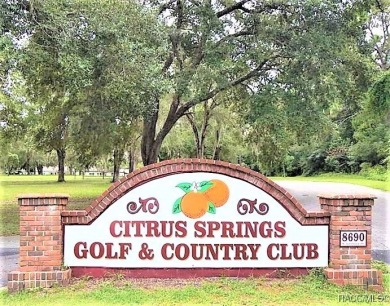 Beautiful HIGH AND DRY Homesite on smooth paved road in the on Citrus Springs Country Club in Florida - for sale on GolfHomes.com, golf home, golf lot
